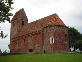 De kerk van Marsum.
